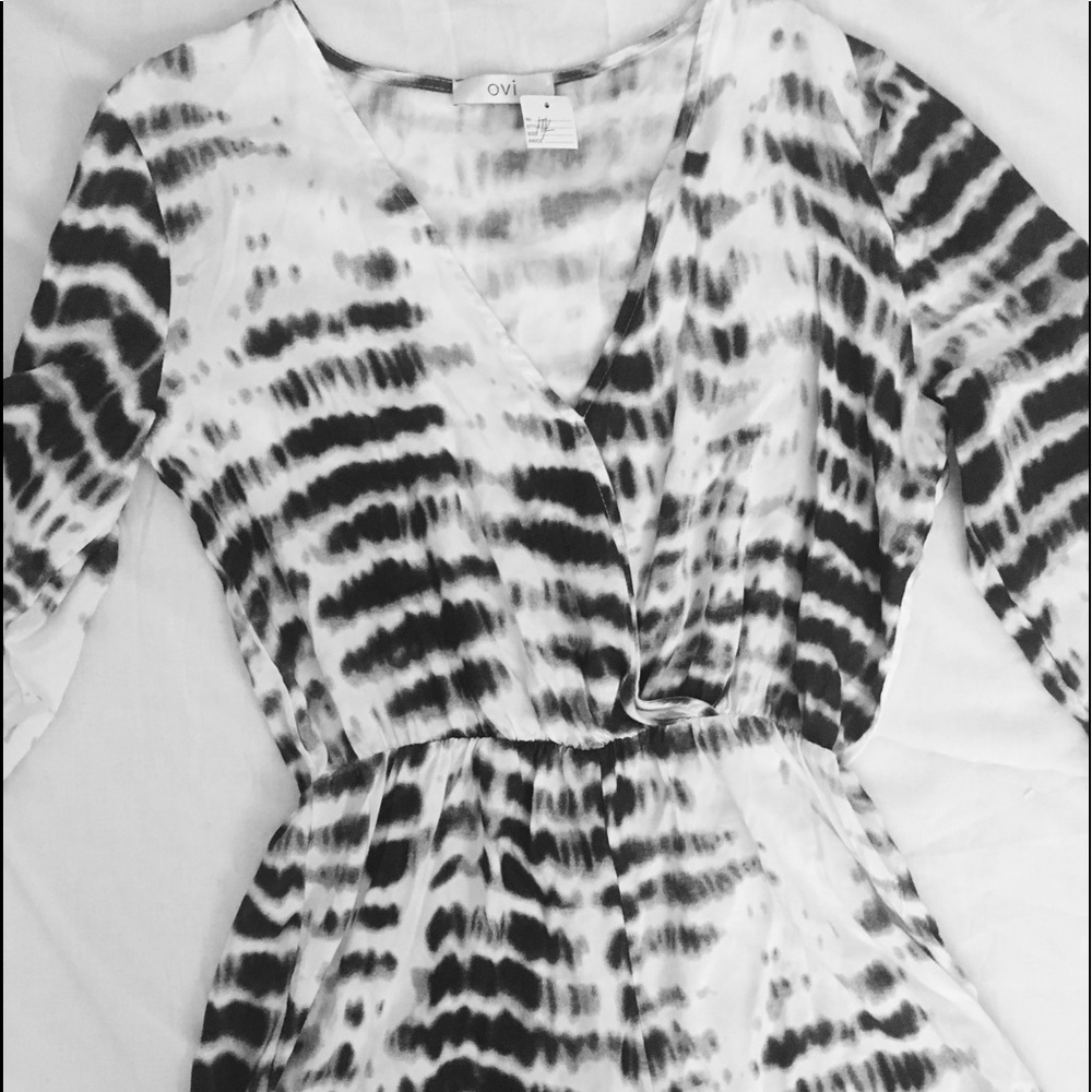 Black and white romper